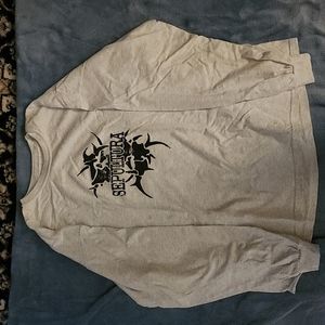 Sepultura Logo Long Sleeve T-Shirt- XXL